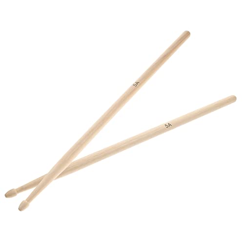 VINTORKY 2 Stück Walnusskeulen 2 Trommelthron Elektronisches Schlagzeug Midi-schlagzeug Drumsticks Marschtrommelstöcke Drumpad Üben Musikinstrumente Trommelstockfass Dämpfer Nussbaum von VINTORKY