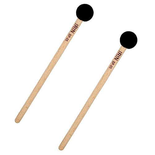 VINTORKY 2Stücke Kopf Trommelstöcke Leichte Percussion Sticks für Anfänger und Fortgeschrittene für Steel Tongue Drum und Andere Schlaginstrumente VINTORKY 2Stücke Kopf Trommelstöcke Leichte Percussion Sticks für Anfänger und Fortgeschrittene für Steel Tongue Drum und Andere Schlaginstrumente von VINTORKY