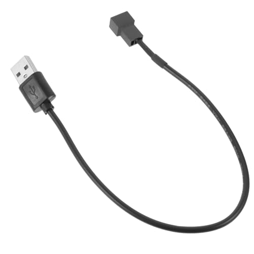 VINTORKY 5St USB-zu-3-Pin-Kabel PC-Lüfterkabel Adapterkabel für PC-Gehäuselüfter USB adapterkabel lüfterkabel Adapter Lüfter Netzkabel Netzteilkabel Chassis Nähen Konvertierungslinie 3polig von VINTORKY