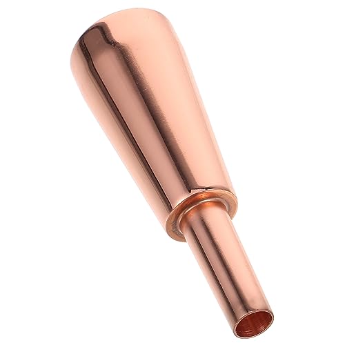 VINTORKY Gewichtetes Modell Mundstück Mit Konischem Mundstück Für Trompete Roségold Ständer Für Trompete Vergoldetes Trompetenmundstück Ersatzmundstück Für Trompete von VINTORKY