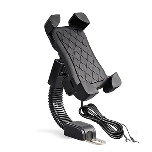 VINTORKY Handyhalterung Am Lenker für Motorräder mit USB Ladefunktion Stabiler Halter für Smartphones und Überhitzungsschutz für GPS Farbe VINTORKY Handyhalterung Am Lenker für Motorräder mit USB Ladefunktion Stabiler Halter für Smartphones und Überhitzungsschutz für GPS Farbe von VINTORKY