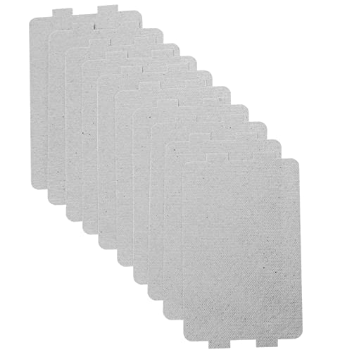 VINTORKY Hitzebeständige Glimmerplatten für Mikrowellenherde Isolierplatten Wellenform Mikrowellenplatten 10 Stück VINTORKY Hitzebeständige Glimmerplatten für Mikrowellenherde Isolierplatten Wellenform Mikrowellenplatten 10 Stück von VINTORKY