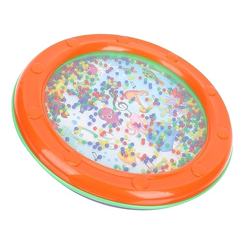 VINTORKY Ozeantrommel Welle Musical Schlagzeug Sanfte Meeresklangtrommel Musikalische Trommel Mit Meeresgeräuschen Musikinstrument Trommelinstrument Orange Plastik von VINTORKY