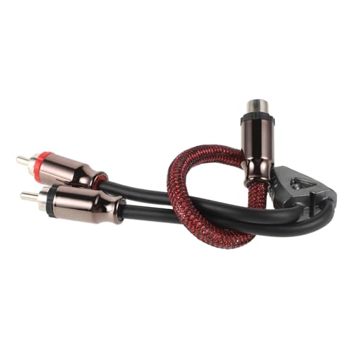 VINTORKY Rca Audio Kabel zu Dual Rca Verstärkerkabel für Subwoofer und Lautsprecher Langlebig für Car Audio und Upgrades von VINTORKY