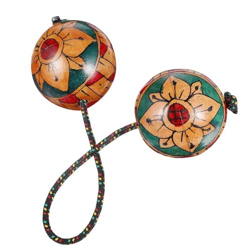 VINTORKY Rhythm Double Shaker Handgefertigt Hand-maracas Finger-shaker Für Musik VINTORKY Rhythm Double Shaker Handgefertigt Hand-maracas Finger-shaker Für Musik von VINTORKY