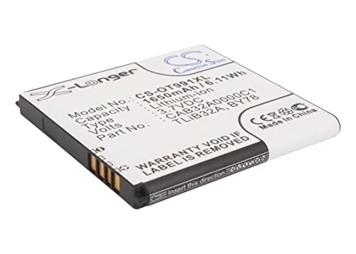 1650mAh Akku für Alcatel OT-992 (,, OT-992D CAB32A0000C1 1650mAh Akku für Alcatel OT-992 (,, OT-992D CAB32A0000C1 von VI VINTRONS