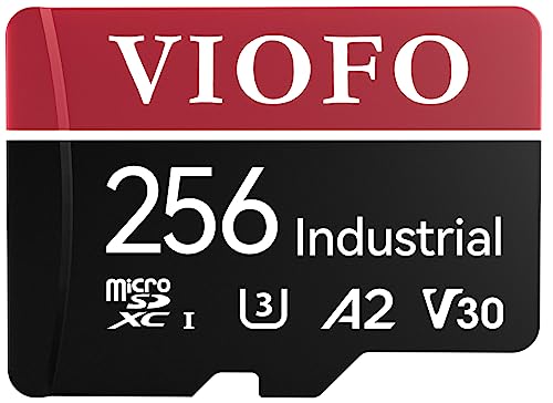 VIOFO 256GB Speicherkarte, hohe Geschwindigkeit mit Adapter U3, Kompatibel für 4K WiFi Dashcam Auto Kamera von VIOFO