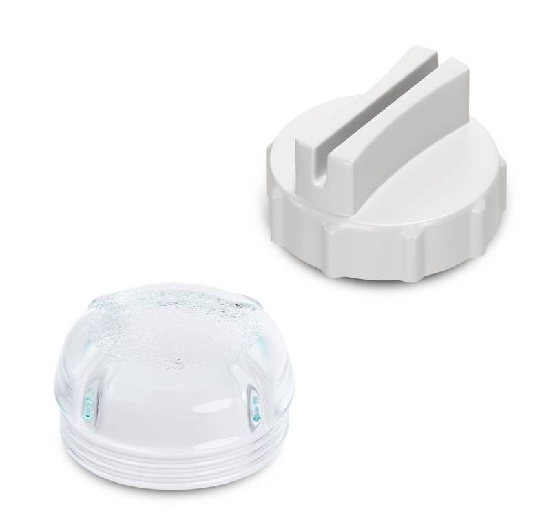 VIOKS Abdeckhaube Lampenabdeckung Ersatz für Bosch 00647309, 68mmØ Glashaube für Backofen von Vioks