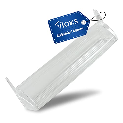 VIOKS Butterfach Käsefach Flaschenablage Kühlschrank 439 x 80/140 mm Ersatz für AEG 209250201/8 Kühlschrank Getränkehalter - AEG Juno Zanussi Kühlschrank Türfach VIOKS Butterfach Käsefach Flaschenablage Kühlschrank 439 x 80/140 mm Ersatz für AEG 209250201/8 Kühlschrank Getränkehalter - AEG Juno Zanussi Kühlschrank Türfach von VIOKS