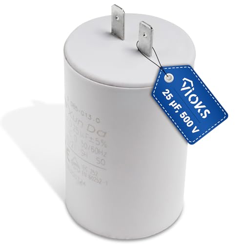 VIOKS Kondensator 25µF 500V Ersatz für Kärcher 9.085-013.0 Kondensator Motor - Kondensatоr CBB60 25 500VAC passend für Kärcher K2 Hochdruckreiniger VIOKS Kondensator 25µF 500V Ersatz für Kärcher 9.085-013.0 Kondensator Motor - Kondensatоr CBB60 25 500VAC passend für Kärcher K2 Hochdruckreiniger von VIOKS