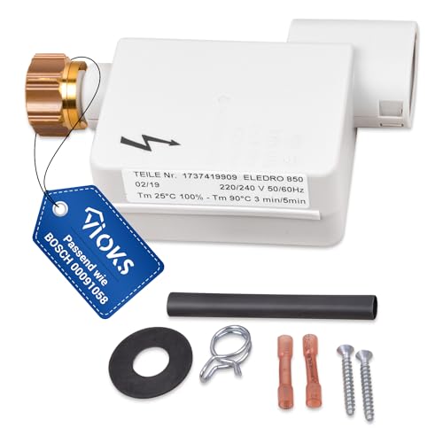 VIOKS Magnetventil Ersatz für Bosch 00091058 Wasserventil Reparatursatz Ersatzteile für Geschirrspüler Spülmaschine VIOKS Magnetventil Ersatz für Bosch 00091058 Wasserventil Reparatursatz Ersatzteile für Geschirrspüler Spülmaschine von VIOKS