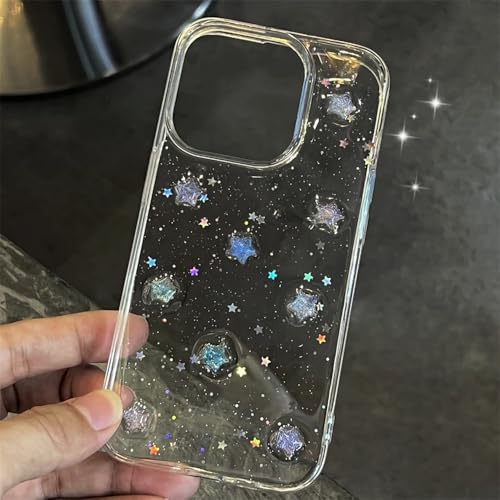 Leuchtende kleine Stern-Glitzer-Klarsichthülle für iPhone 16 15 14 13 12 11 Pro Max MiNi X XR 7 Plus Süßes Mädchen 3D-Epoxid-Softcover, Stern, für SE2, SE3, 7, 8 Leuchtende kleine Stern-Glitzer-Klarsichthülle für iPhone 16 15 14 13 12 11 Pro Max MiNi X XR 7 Plus Süßes Mädchen 3D-Epoxid-Softcover, Stern, für SE2, SE3, 7, 8 von VIPAVA