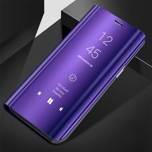 Spiegel-Klapphülle für Samsung Galaxy M31 M21 M30 M52 M32 A53 A52 A72 A42 A32 A22 A71 A51 A31 A21S Clear View Lederhülle, Lila Blau, Für Galaxy A21S Spiegel-Klapphülle für Samsung Galaxy M31 M21 M30 M52 M32 A53 A52 A72 A42 A32 A22 A71 A51 A31 A21S Clear View Lederhülle, Lila Blau, Für Galaxy A21S von VIPAVA