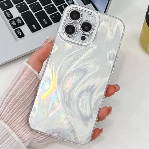 VIPAVA 3D-Feder-Luxus-Beschichtung Handyhülle für iPhone 16 15 14 13 Pro Max 16Plus 16ProMax Glitzer-Objektivschutz Anti-Drop-Rückseite, YS Silber, für iPhone 14 VIPAVA 3D-Feder-Luxus-Beschichtung Handyhülle für iPhone 16 15 14 13 Pro Max 16Plus 16ProMax Glitzer-Objektivschutz Anti-Drop-Rückseite, YS Silber, für iPhone 14 von VIPAVA