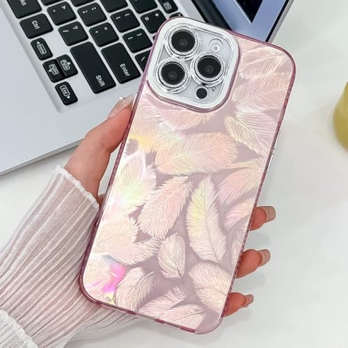 VIPAVA 3D-Feder-Luxus-Beschichtung Handyhülle für iPhone 16 15 14 13 Pro Max 16Plus 16ProMax Glitzer-Objektivschutz Anti-Drop-Rückseite, ym Pink, für iPhone 14 VIPAVA 3D-Feder-Luxus-Beschichtung Handyhülle für iPhone 16 15 14 13 Pro Max 16Plus 16ProMax Glitzer-Objektivschutz Anti-Drop-Rückseite, ym Pink, für iPhone 14 von VIPAVA
