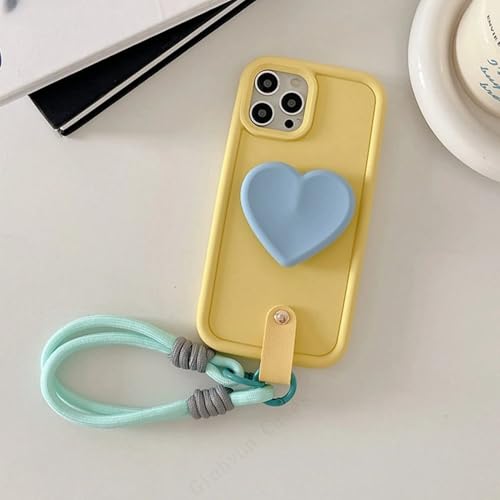 VIPAVA 3D-Love-Ständer mit Anti-Lost-Lanyard-Ketten-Handyhülle für iPhone 15 14 X XR XS 1113 Pro Max 12 Pro 7 8 Plus, gelb, für iPhone 15 Plus VIPAVA 3D-Love-Ständer mit Anti-Lost-Lanyard-Ketten-Handyhülle für iPhone 15 14 X XR XS 1113 Pro Max 12 Pro 7 8 Plus, gelb, für iPhone 15 Plus von VIPAVA