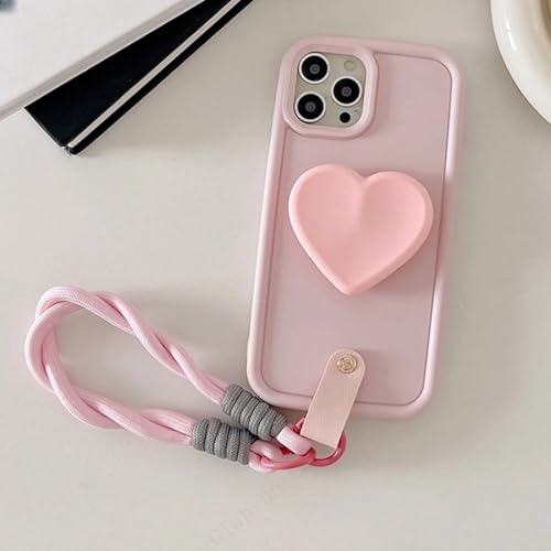 VIPAVA 3D-Love-Ständer mit Anti-Lost-Lanyard-Ketten-Telefonhülle für iPhone 15 14 X XR XS 1113 Pro Max 12 Pro 7 8 Plus, Pink, für iPhone 15 Plus VIPAVA 3D-Love-Ständer mit Anti-Lost-Lanyard-Ketten-Telefonhülle für iPhone 15 14 X XR XS 1113 Pro Max 12 Pro 7 8 Plus, Pink, für iPhone 15 Plus von VIPAVA
