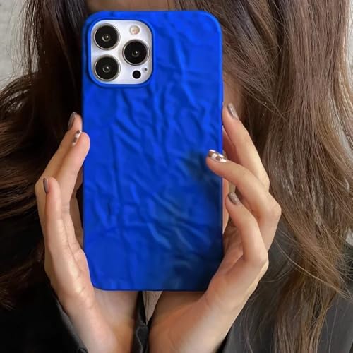 VIPAVA Alufolienhülle für iPhone 11 12 13 14 15 16 Pro Max Xr Xs Max 15 Plus 3D Water Ripple Matte Stoßfeste Hülle, Blau, Für iPhone 14Promax VIPAVA Alufolienhülle für iPhone 11 12 13 14 15 16 Pro Max Xr Xs Max 15 Plus 3D Water Ripple Matte Stoßfeste Hülle, Blau, Für iPhone 14Promax von VIPAVA