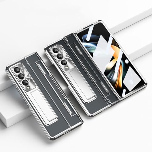VIPAVA Für Galaxy Z Fold 4 Cover Leveling Hinge 360 Full Case für Samsung Galaxy Z Fold 3 4 5 5G Case Frontscheibe Glasfolie Case, Armor Phantom Silver, für Galaxy Z Fold 5 VIPAVA Für Galaxy Z Fold 4 Cover Leveling Hinge 360 Full Case für Samsung Galaxy Z Fold 3 4 5 5G Case Frontscheibe Glasfolie Case, Armor Phantom Silver, für Galaxy Z Fold 5 von VIPAVA