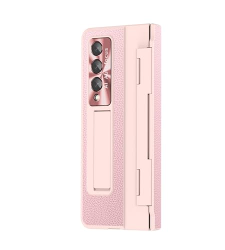 VIPAVA Harte Beschichtung für Samsung Galaxy Z Fold 4 Fold 3 5G für Galaxy Z Fold 5 Hülle Glasfolie Bildschirmscharnierschutz für ZFold4 Cover, Pink, für Galaxy Z Fold 4 von VIPAVA