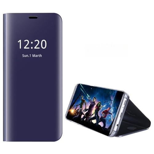 VIPAVA Klare Spiegel-Klapphülle für Samsung S24 Ultra S23 FE S22 S21 Plus S20 FE A05S A35 A14 A54 A25 A24 A53PU-Lederhülle, Lila Blau, Für S24 Plus VIPAVA Klare Spiegel-Klapphülle für Samsung S24 Ultra S23 FE S22 S21 Plus S20 FE A05S A35 A14 A54 A25 A24 A53PU-Lederhülle, Lila Blau, Für S24 Plus von VIPAVA