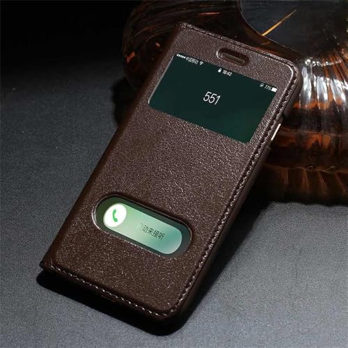 VIPAVA Lederhülle für iPhone Lederhülle für iPhone 7 7 8 Plus SE 2020 Hülle Fensteransicht Magnetische Schutzhülle Flip Case7 (4.7, braun, für SE 2020 VIPAVA Lederhülle für iPhone Lederhülle für iPhone 7 7 8 Plus SE 2020 Hülle Fensteransicht Magnetische Schutzhülle Flip Case7 (4.7, braun, für SE 2020 von VIPAVA