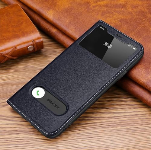 VIPAVA Lederhülle mit Sichtfenster für iPhone 15 14 13 12 11 Pro MAX XR XS 7 Plus Hülle Brieftasche Flip Stand, Blau, Für iPhone 14 Plus VIPAVA Lederhülle mit Sichtfenster für iPhone 15 14 13 12 11 Pro MAX XR XS 7 Plus Hülle Brieftasche Flip Stand, Blau, Für iPhone 14 Plus von VIPAVA