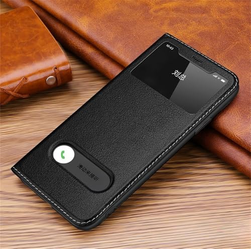 VIPAVA Lederhülle mit Sichtfenster für iPhone 15 14 13 12 11 Pro MAX XR XS 7 Plus Hülle Brieftasche Flip Stand, Schwarz, für iPhone 11 Pro Max VIPAVA Lederhülle mit Sichtfenster für iPhone 15 14 13 12 11 Pro MAX XR XS 7 Plus Hülle Brieftasche Flip Stand, Schwarz, für iPhone 11 Pro Max von VIPAVA