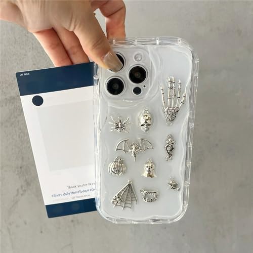 VIPAVA Luxuriöse 3D-Telefonhülle aus Metall für iPhone 15 14 13 12 Pro Max 14 15 Plus 11, transparent, stoßfest, weiche Hülle, transparent, für iPhone 15ProMax VIPAVA Luxuriöse 3D-Telefonhülle aus Metall für iPhone 15 14 13 12 Pro Max 14 15 Plus 11, transparent, stoßfest, weiche Hülle, transparent, für iPhone 15ProMax von VIPAVA