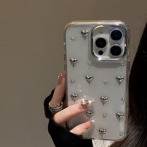 VIPAVA Süße transparente 3D-Handyhülle mit Liebesherz für iPhone 15 14 13 12 11 Pro Max Plus, Epoxidharz, transparent, für Mädchen, vollständige Abdeckung, transparent, für iPhone 12Pro VIPAVA Süße transparente 3D-Handyhülle mit Liebesherz für iPhone 15 14 13 12 11 Pro Max Plus, Epoxidharz, transparent, für Mädchen, vollständige Abdeckung, transparent, für iPhone 12Pro von VIPAVA