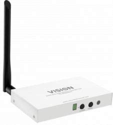 VISION TC-HDMIWMTX Drahtlose Video-/Audio-/Infrarot-Erweiterung, HDMI, WiFi Weiß von VISION