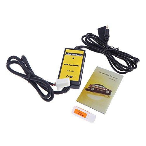 VISLONE Auto Auto USB Aux-in Adapter MP3 Player Radio Interface für Toyota Camry, Corolla/Matrix 2 * 6Pin VISLONE Auto Auto USB Aux-in Adapter MP3 Player Radio Interface für Toyota Camry, Corolla/Matrix 2 * 6Pin von VISLONE