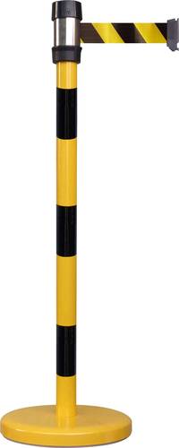 VISO BSK 200 NJ schwarz gestreift Gurtabsperrpfosten (Ø x H) 50mm x 980mm von VISO