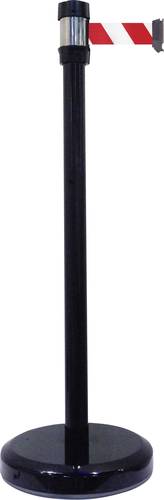 VISO RS 2 BK RB weiß gestreift Gurtabsperrpfosten (Ø x H) 50mm x 980mm von VISO