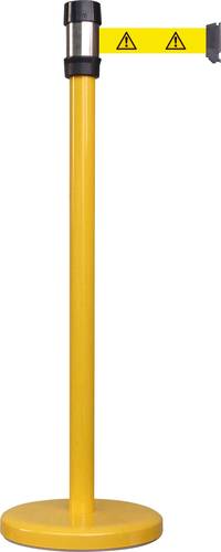 VISO RS 2 JA DAN Gurtabsperrpfosten gelb Gurt gelb mit Symbol (Ø x H) 50mm x 980mm von VISO