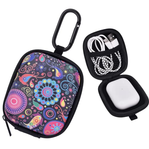 VISOOM Kopfhörer Tasche Case für in Ear Ohrhörer Hülle Schutzhülle stoßfeste Schutztasche Kopfhörer Aufbewahrung Etui Earphone Cover Hardcase kompatibel mit Airpods, Earpods, MP3 Player usw. von VISOOM