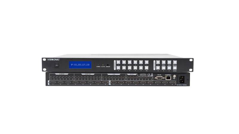 VISSONIC VIS-UHD0809-VW 4K60 HDMI 8x9 Nahtlose Matrix und Videowandprozessor von VISSONIC