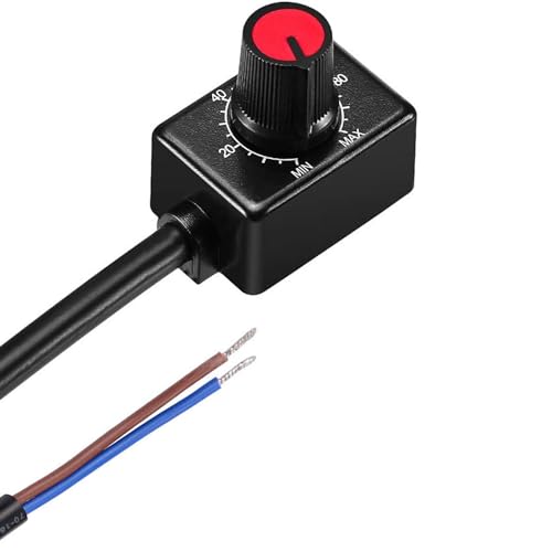 VISSQH 1pcs DC 0/1-10V LED Dimmer Mini Controller Rotary Switch PWM Dimming with Button Cap for 0/1-10V Dimmable LED Driver to Control Interior Lighting Growth Lamp VISSQH 1pcs DC 0/1-10V LED Dimmer Mini Controller Rotary Switch PWM Dimming with Button Cap for 0/1-10V Dimmable LED Driver to Control Interior Lighting Growth Lamp von VISSQH