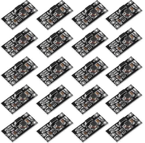 VISSQH 20 Stück Mini DC-DC Step Up Converter,Step Up Board Wandler Modul,DC-DC Lithium Batterie Boost Modul 3.7V bis 12V Spannungsregler 5V / 8V / 9V LED-Anzeige einstellen VISSQH 20 Stück Mini DC-DC Step Up Converter,Step Up Board Wandler Modul,DC-DC Lithium Batterie Boost Modul 3.7V bis 12V Spannungsregler 5V / 8V / 9V LED-Anzeige einstellen von VISSQH
