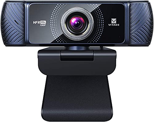 Webcam 1080P 60fps mit Mikrofon für Streaming, Vitade 682H Pro HD USB Computer Webkamera Video Cam für Gaming Konferenzen Mac Windows Desktop PC Laptop von VITADE
