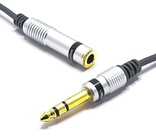VITALCO 6.3 Klinke Verlängerung TRS Audio Kabel 3m 6,3mm Stecker zu 6.35mm Buchse Stereo Männlich auf Weiblich Klinkenstecker Verlängerungskabel VITALCO 6.3 Klinke Verlängerung TRS Audio Kabel 3m 6,3mm Stecker zu 6.35mm Buchse Stereo Männlich auf Weiblich Klinkenstecker Verlängerungskabel von VITALCO
