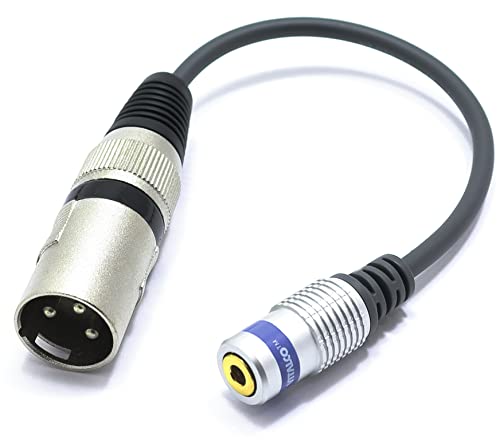 VITALCO TRRS auf XLR Mikrofonadapter Mini Jack 3,5 TRRS Buchse auf 3 Pin XLR Stecker Kabel VITALCO TRRS auf XLR Mikrofonadapter Mini Jack 3,5 TRRS Buchse auf 3 Pin XLR Stecker Kabel von VITALCO