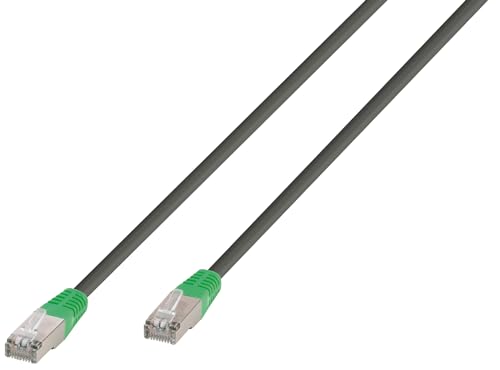 VIVANCO CAT 6 Netzwerkkabel, F/UTP, 10m, Für die Verbindung zwischen PC und Router/Switch. Geeignet für Gigabit-Netzwerke RJ45 Stecker <-> RJ45 Stecker von VIVANCO