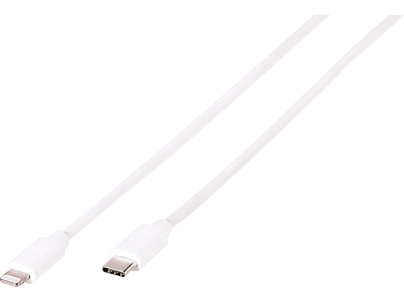 VIVANCO Lightning auf USB-Typ-C Ladekabel Apple, Weiß von VIVANCO