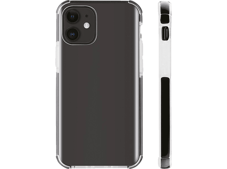 VIVANCO Rock Solid, Backcover, Apple, iPhone 12, 12 Pro, Transparent/Schwarz von VIVANCO