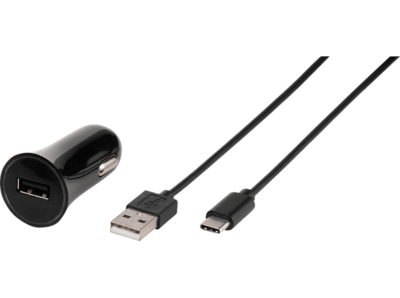 VIVANCO USB Ladeset Alle außer APPLE, 12/24 Volt 15 Watt, Schwarz von VIVANCO