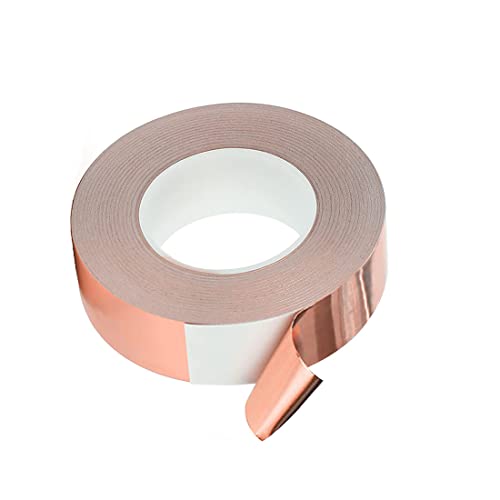 VIVIIHOO Kupferband Selbstklebend 30m x 30mm, EMI Abschirmband, Ultra Dünn Kupferfolienband, Kupferklebestreifen, Lötbar Einseitig Leitfähiges, Kupferfolie Kupferband Gegen Schnecken VIVIIHOO Kupferband Selbstklebend 30m x 30mm, EMI Abschirmband, Ultra Dünn Kupferfolienband, Kupferklebestreifen, Lötbar Einseitig Leitfähiges, Kupferfolie Kupferband Gegen Schnecken von VIVIIHOO