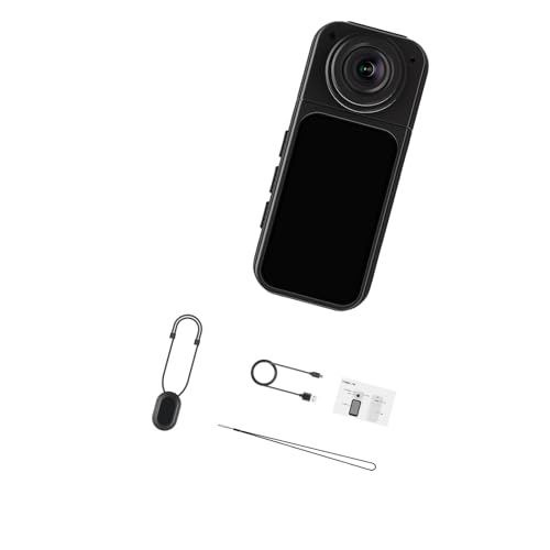 VIVIWI Tragbare Daumenkamera mit magnetischem Clip für Vlog und Sport, 3,7 cm (1,44 Zoll) Bildschirm von VIVIWI