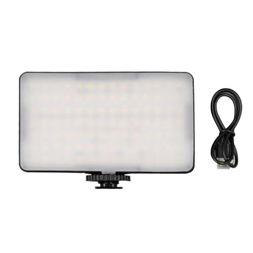 VIVIWI Wiederaufladbare LED-Videoleuchte 1800 mAh für DSLR-Kameras mit 98 LEDs, einstellbare Farbtemperatur und Helligkeit VIVIWI Wiederaufladbare LED-Videoleuchte 1800 mAh für DSLR-Kameras mit 98 LEDs, einstellbare Farbtemperatur und Helligkeit von VIVIWI