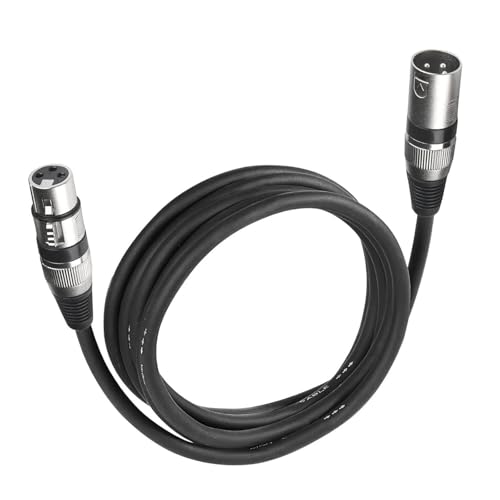 VIVIWI XLRs Mikrofonkabel, 3-polig, symmetrischer Stecker auf Buchse, Sound-Patches, Kabel für Mischpulte und Bühnengebrauch VIVIWI XLRs Mikrofonkabel, 3-polig, symmetrischer Stecker auf Buchse, Sound-Patches, Kabel für Mischpulte und Bühnengebrauch von VIVIWI